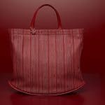 Delvaux Rouge de Pourpre Pin Cabas Bag