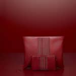 Delvaux Rouge de Pourpre Signature Pochette XL and Clutch Bags