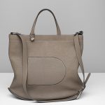 Delvaux Tourterelle Pin Cabas Bag