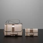 Delvaux Tourterelle Simplissime City Mini Bag and Simplissime Travel Wallet