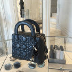 Dior Black Lambskin Lily Bag 2