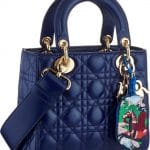 Dior Blue Small Lady Dior Bag
