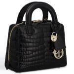 Dior Glossy Black Alligator Lily Bag