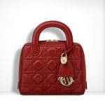 Dior Red Lambskin Lily Bag