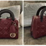 Dior Red/Sapphire Blue Lambskin Lily Bag 2
