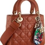 Dior Tan Small Lady Dior Bag