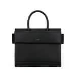 Givenchy Black Matte Smooth Leather Small Horizon Bag