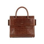 Givenchy Brown Crocodile Mini Horizon Bag