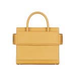 Givenchy Mustard Grained Leather Mini Horizon Bag