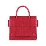 Givenchy Red Crocodile Mini Horizon Bag