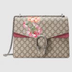 Gucci Blooms Print GG Supreme Medium Dionysus Shoulder Bag