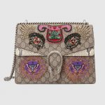 Gucci Fish Embroidered GG Supreme Medium Dionysus Shoulder Bag