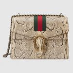 Gucci Natural Python Medium Dionysus Shoulder Bag