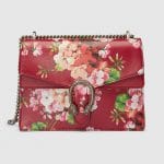 Gucci Red Blooms Print Medium Dionysus Shoulder Bag