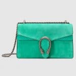 Gucci Water Green Suede Small Dionysus Shoulder Bag