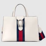 Gucci White Dionysus Large Top Handle Bag