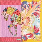 Hermes Cheval Phoenix Silk Twill Scarf 140cm