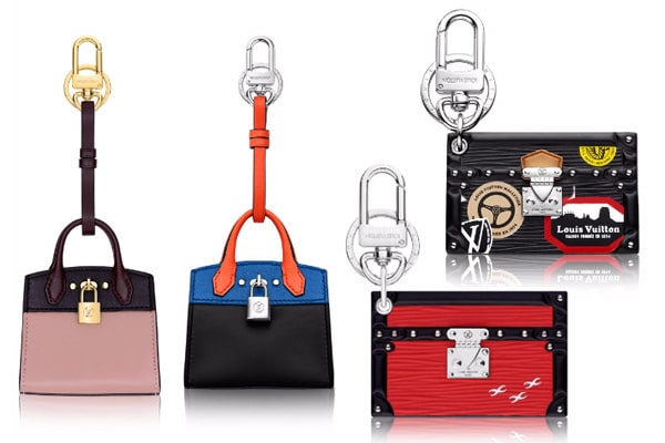 Louis Vuitton City Steamer and Petite Malle Bag Charm and Key