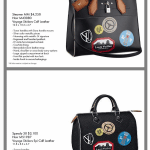 Louis Vuitton Black World Tour Stickers City Steamer and Epi Speedy Bags