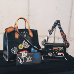 Louis Vuitton Black World Tour Stickers City Steamer and Petite Malle Bags