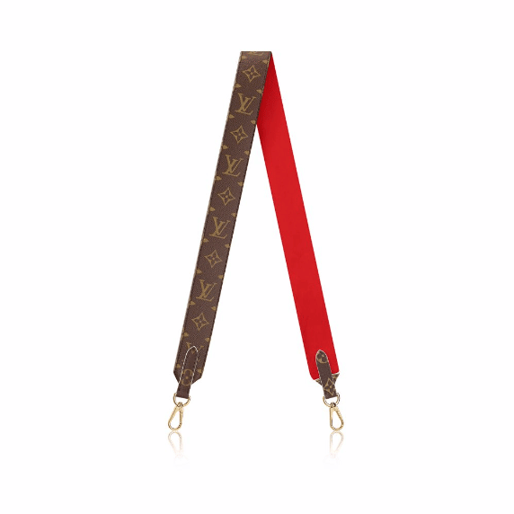 LOUIS VUITTON Monogram Bandouliere Shoulder Strap Red 1211585