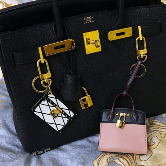 Louis Vuitton City Steamer and Petite Malle Bag Charm and Key Holder | Spotted Fashion