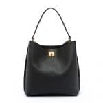 MCM Black Large Milla Hobo Bag