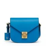 MCM Munich Blue Small Patricia Crossbody Bag