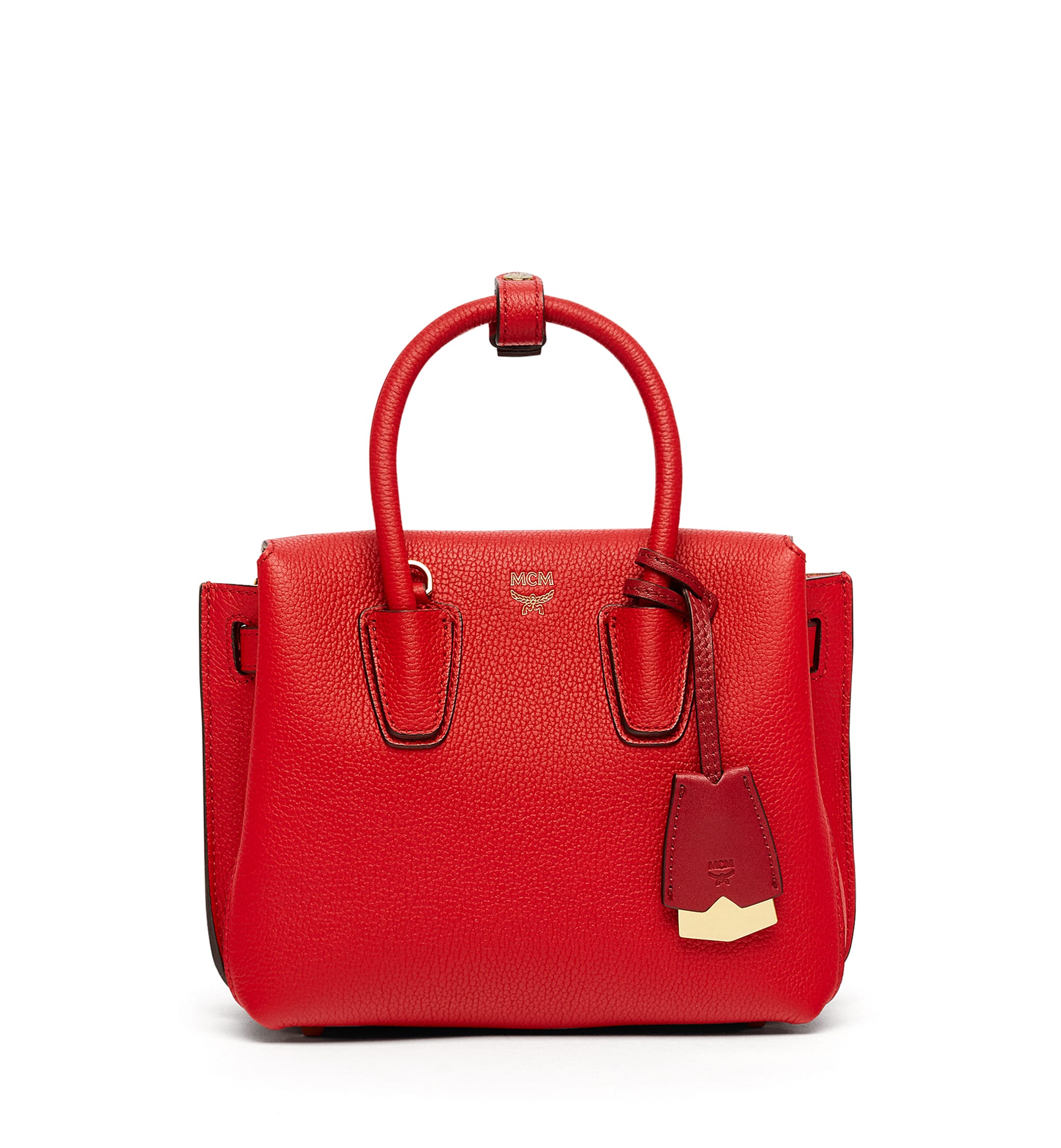 Red Mcm Bag With Pouch | IUCN Water