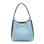 MCM Sky Blue Milla Hobo Bag