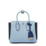 MCM Sky Blue Mini Milla Tote Bag