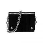 Mulberry Black Ostrich Clifton Bag