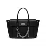 Mulberry Black Smooth Calf With Zips New Bayswater Bag