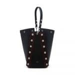 Mulberry Midnight Felt and Smooth Calf with Studs Camden Bag