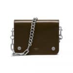 Mulberry Moss Crossboarded Calf Leather Clifton Bag
