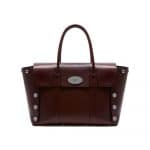 Mulberry Oxblood Smooth Calf with Studs New Bayswater Bag