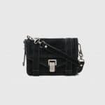 Proenza Schouler Black Suede PS1 Mini Crossbody Bag