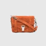 Proenza Schouler Mahogany Suede PS1 Mini Crossbody Bag