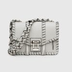 Proenza Schouler Pale Steel Whipstitch Hava Chain Bag