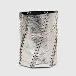 Proenza Schouler Silver Metallic with Grommet Medium Hex Bucket Bag