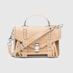 Proenza Schouler Warm Sand Whipstitch PS1 Tiny Bag