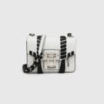 Proenza Schouler White/Black Whipstitch Hava Chain Crossbody Bag