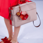 Anya Hindmarch Beige/Red Weekend Bag - Spring 2017