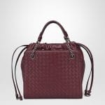 Bottega Veneta Barolo Nappa with Intrecciato Small Tote Bag