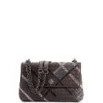 Bottega Veneta Black Intrecciato Snakeskin and Leather Small Olimpia Bag