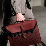 Bottega Veneta Burgundy Briefcase Bag - Spring 2017