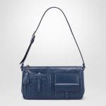 Bottega Veneta Pacific Calf Leather with Intrecciato Shoulder Bag