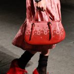 Bottega Veneta Red/Pink Floral Top Handle Bag - Spring 2017