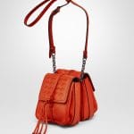 Bottega Veneta Vesuvio Nappa Intrecciato Double Micro Shoulder Bag