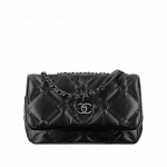 Chanel Black Chesterfield Small Flap Bag